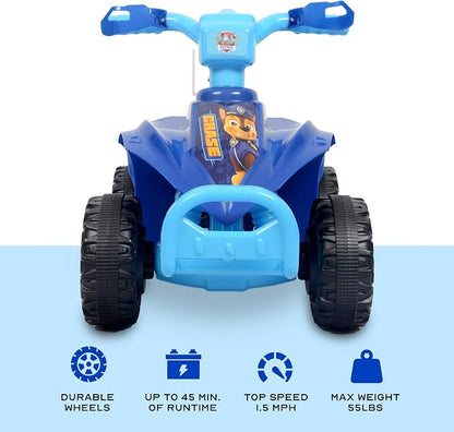 Paw Patrol - 6V ATV Ride On Toy for Kids, LED Headlights, Battery Powered