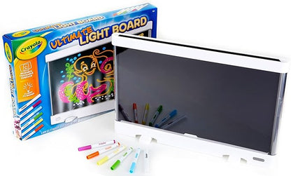 Crayola Ultimate Light Board - White, Kids Drawing Tablet, Gifts for Kids, LED Drawing Board, Sketching Art Projector, Toys for Boys & Girls, 6+