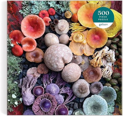 Galison, Shrooms in Bloom 500 Pieces Puzzle