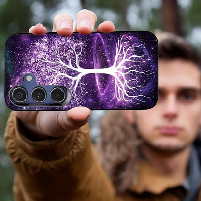Designed for Galaxy S25 FE Phone Case,Slim Silicone Shockproof Protective Case for Galaxy S25 FE 6.7 inch,Life Tree