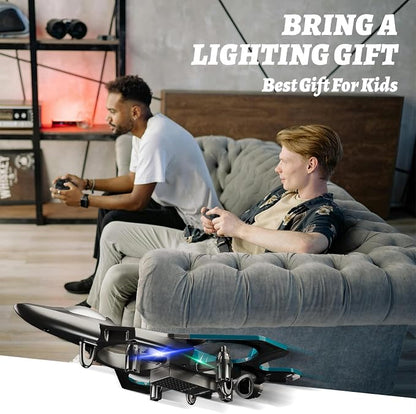 4DRC Foam RC Plane for Adults Kids, Remote Control Airplane Toys for Boys Kids Adults Beginners, RC Planes Fighter Jet Helicopter Drones for Kids Adults, 360° Flip Easy to Fly