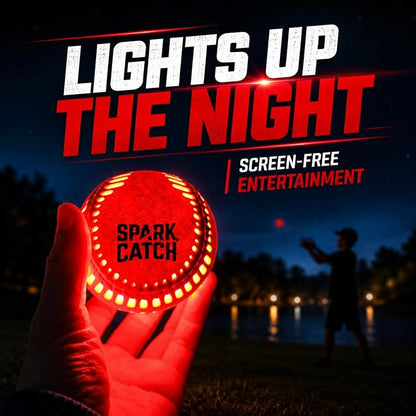 SPARK CATCH Light Up Baseball, Glow in The Dark Baseball, Sports Gear Accessories Gifts for Boys 8 9 10 11 12 13 14 15 Years Old, Kids Teens All Ages Gift Ideas