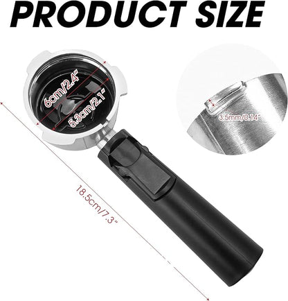 Coffee Espresso Machine Handle Replacement Parts, Cafe Bracket Handle for Lidl Silvercrest CM4621 CM4218 KF5002 KF500S Barista (for 51mm Portafilter Basket - Not included)