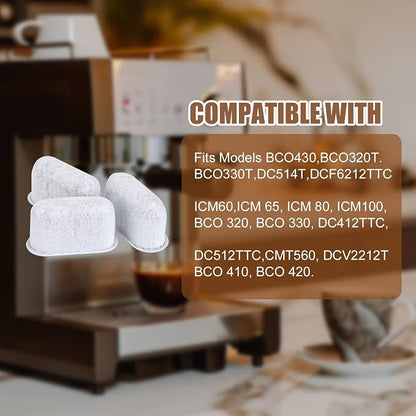 5pcs Coffee Maker Filter Replacement, Water Filter for Delonghi 7313285779 | Activated Carbon Water Filter for Espresso Coffee Machine, Cafe Maker Accessories for Delonghi Compatible with 7313285779