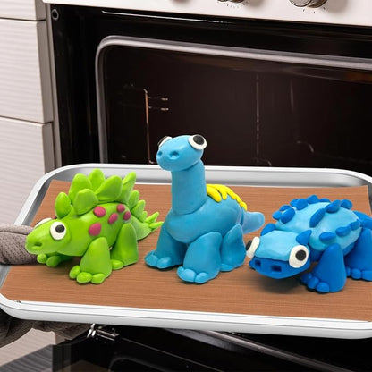 Honeydak 5 Pack Polymer Clay Oven Mat Non Skid Mat, 7.9 x 11.8 Inches