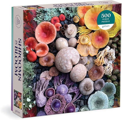 Galison, Shrooms in Bloom 500 Pieces Puzzle
