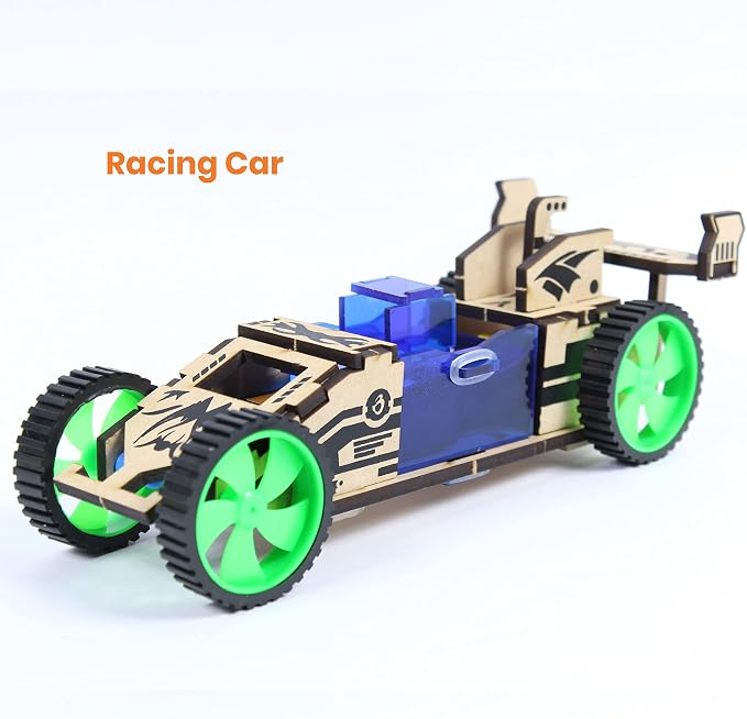ButterflyEdufields 4in1 STEM Building Car Kits for Kids - DIY 3D Wooden Puzzle Toys, Educational STEM Gifts for Ages 6 to 12