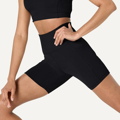 Amazon Essentials Women's Active FormFlex Buttery Soft High Waist Biker Shorts