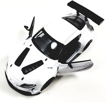 KiNSMART - Toyota GR Supra Concept Racing Edition 1:36 Scale 5" Die Cast Metal Super Sports Toy Car (White)