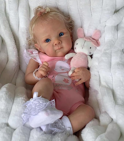Zero Pam Reborn Baby Dolls Full Body, Realistic Baby Doll 18 Inch Real Babys Doll that Look Real Life Reborn Dolls with Accessories