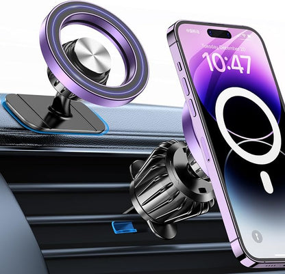Kaistyle for Magsafe Car Mount【20 Strong Magnets】Magnetic Phone Holder for Car Phone Holder Mount Dash Mounted Holders Cell Phone Holders for Your Car Accessories for Women Men for iPhone 17 16 15 14