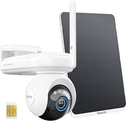 REOLINK Security Cameras Wireless Outdoor, Solar Camera for Home Security | 24/7 Continuous Recording, 2K ColorX Night Vision, 6 Months Battery Life, Smart AI Detection & Auto Tracking, 12W Solar Panel