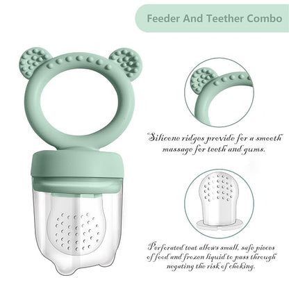 BIGSPINACH Baby Food Freezer Tray and Teething Popsicle Molds – The Perfect Solution for Your Little One's Teething and Feeding Needs
