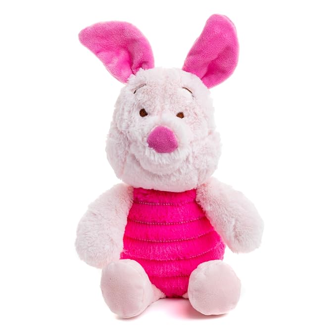 KIDS PREFERRED Baby Winnie The Pooh and Friends Stuffed Animal with Jingle and Crinkle, Piglet 14” 9 inch (Pack of 1)