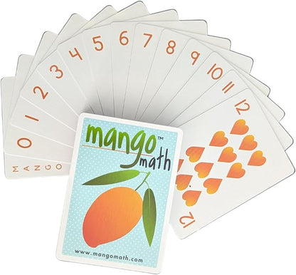 MANGO Math - Playing Cards - Educational Card Game Set of 6 Decks - Fun Learning Cards for Kids - Classroom Activities - Homeschool Activities - Elementary School Teaching Materials