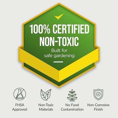 Best Choice Products 8x4x2ft Outdoor Metal Raised Garden Bed, Deep Root Planter Box for Vegetables, Herbs & Flowers, 478-Gallon Capacity, 100% Non Toxic Materials - Navy