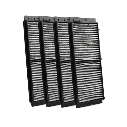 Forccord 4-PACK HEPA Cabin Air Filter Fits for Mazda 3 2010-2013, Mazda 3 Sport 2010-2014 Activated Carbon Cabin Filter Replacem