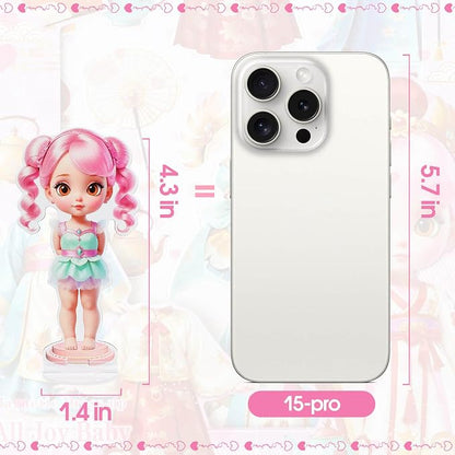 PainZieteg Magnetic Dress Up Dolls,Paper Dolls for Girls Ages 4-10,DIY Princess Magnetic Dress-Up Doll Pretend Play Set, Great for Girl Birthday (Liz)