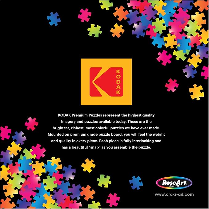 RoseArt Kodak Premium 1000 Piece Jigsaw Puzzle for Adults – Papa Bear Sporting Goods – Colorful Outdoor Camping & Sports Store Scene – Rich, Vivid Colors – 26.625 x 19.25 Inches