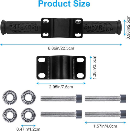 Ainiv Electric Scooter Handlebar for Kids, Child Safe Handrail, Adjustable Children's Handle Grip, Aluminum Alloy Armrest Handle Bar for Xiaomi Mijia M365 Electric Scooter Skateboard Accessory Parts