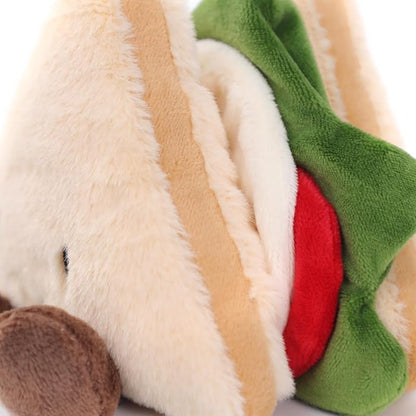 RECUR Sandwich Stuffed Animals Toy, Soft Food Plush,Cute Plushie 8 Inches, Adorable Gift for All Ages