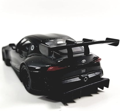 KiNSMART Toyota GR Supra Concept Racing Edition 1/36 Scale Diecast Race Car (Black)