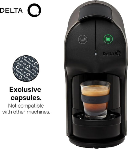 Delta Q Quick Espresso Pods Coffee Machine for Delta Capsules, Black