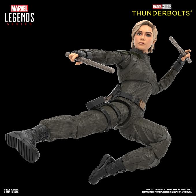 Marvel Legends Series Yelena Belova and Red Guardian 2-Pack, Thunderbolts* Movie Collectible 6-Inch Action Figures