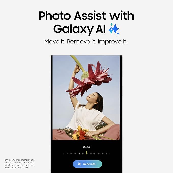 Samsung Galaxy S24 FE, 128GB, Gray - Locked to T-Mobile (Renewed)