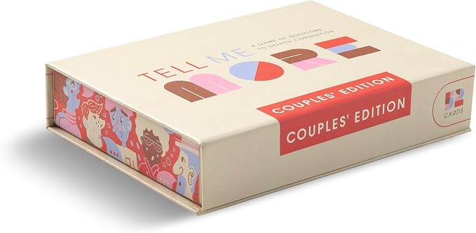 Tell Me More: Couples’ Edition – A Date Night Conversation Starter Game of 52 Questions to Deepen Your Connection with Your Partner