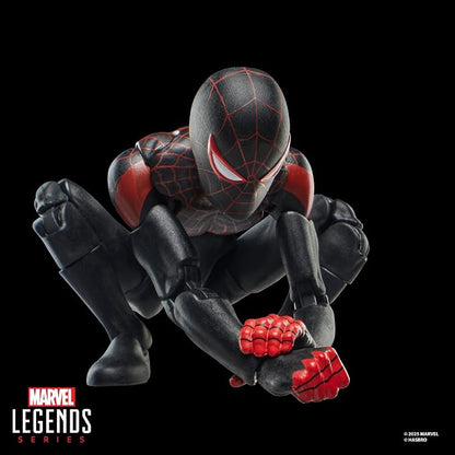 Marvel Legends Series Ultimate Miles Morales, Spider-Man Comics-Inspired Collectible 6-Inch Scale Action Figure with Character-Sized Comic Accessory