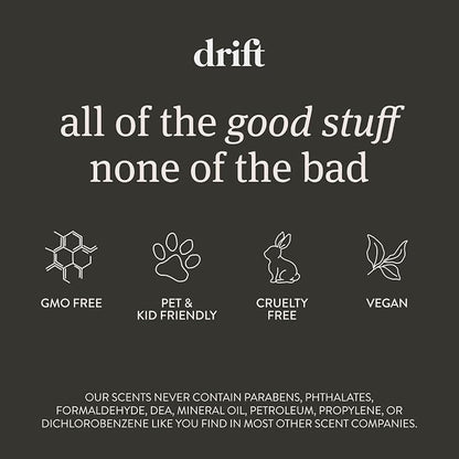Drift Car Air Freshener - Stone Air Freshener Car Odor Eliminator - Long Lasting Scent - Auto Accessories - Metal Clip - Essential Oils - Clean Ingredients - Frosted Spruce Scent Starter Kit
