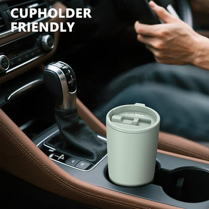 TILUCK 20 oz Insulated Coffee Tumbler with BPA-Free Lid | Travel Coffee Mug, Dishwasher Safe, Cup Holder Friendly, Double-Wall Vacuum Insulation for Hot & Cold Drinks,Matte MintGreen