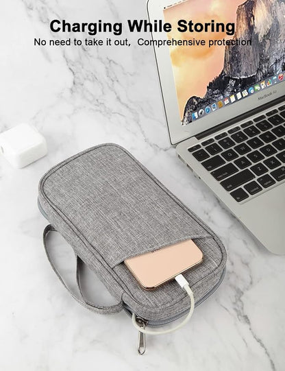 GOX Electronic Cable Organizer Travel Case Tech Pouch