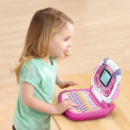 LeapFrog ABC and 123 Laptop for Preschoolers Ages 3-7 Years, Pink