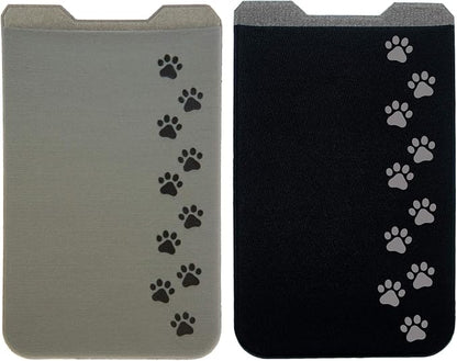Phone Wallet - Adhesive Card Holder - Cell Phone Pouch - Stick on Lycra Pocket by Gecko - Carry Credit Cards and Cash