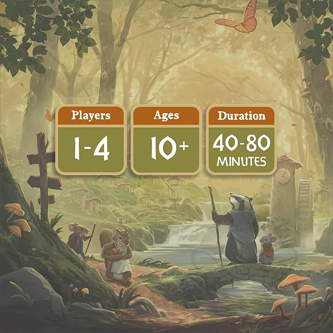Everdell Collector’s Edition Board Game – Premium Strategy Worker Placement Game for Adults & Teens, 1–4 Players, Age 14+, Deluxe Fantasy Tabletop Game with Exclusive Content & Metal Tokens