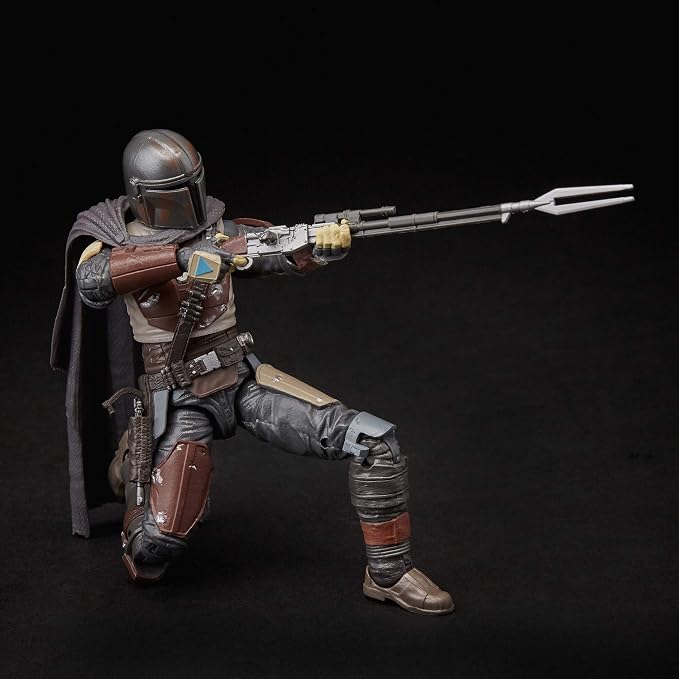 STAR WARS The Black Series The Mandalorian Toy 6" Scale Collectible Action Figure, Toys for Kids Ages 4 & Up
