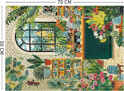 Botanical Garden Puzzles for Adults 1000 Pieces, Jigsaw Puzzles for Adults 1000 Piece, Challenging Game Toys, Impossible Puzzle, Family Decoration Puzzle