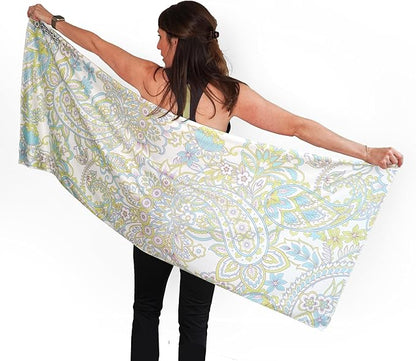 SHAKEitCOOL Large Cooling Shawl - Instant Heat Relief for Outdoor Events