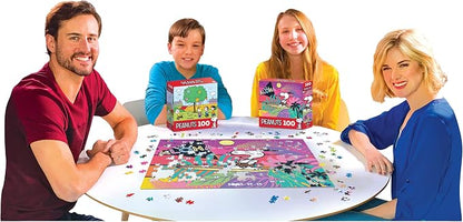 RoseArt - Peanuts - 100 Piece Jigsaw Puzzle for Kids and Adults
