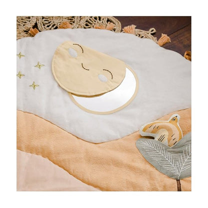 Crane Baby Play Mat, Floor Mat for Babies and Toddlers, 36" x 36", Safari Zoo