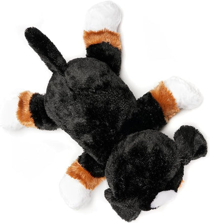 WEIGEDU Large Dog Stuffed Animal Plush Toy Soft Lying Bernese Mountain Puppy Hugging Pillow Gift for Kids Boys Girls Birthday Room Decor 20 Inch