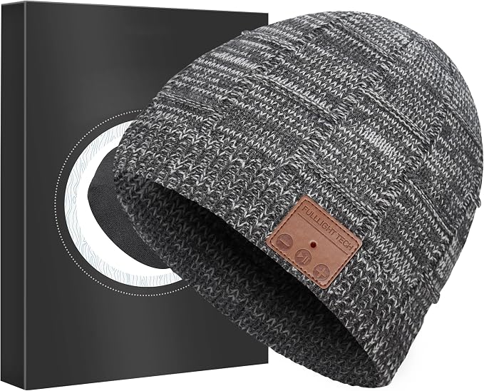 Bluetooth Beanie Hat Headphones Unique Tech Gifts Stocking Stuffer