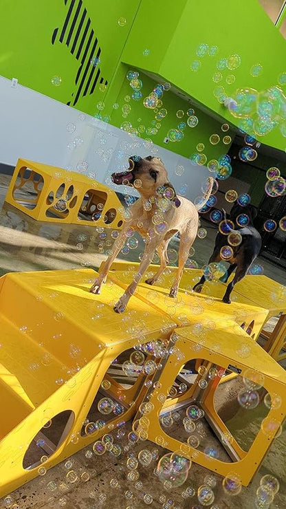 Bubbletastic Bacon Bubble Machine for Dogs - with Free 8oz. Bottle of Bacon Bubbles!