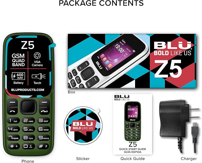 BLU Z5 -GSM Unlocked Dual Sim -Green