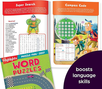 Highlights Puzzle Fun Activity Books 2027 Special Edition Gift Set | Variety Puzzle Book Set with Brain Teasers, Mazes, Word Games and More, Travel Activity and Game Books for Kids Ages 6 and Up