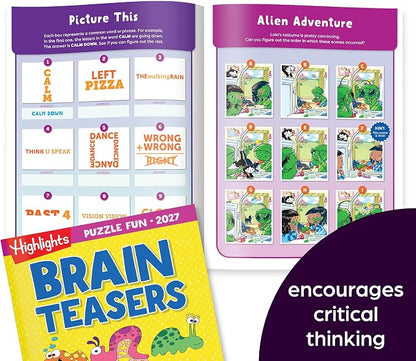 Highlights Puzzle Fun Activity Books 2027 Special Edition Gift Set | Variety Puzzle Book Set with Brain Teasers, Mazes, Word Games and More, Travel Activity and Game Books for Kids Ages 6 and Up
