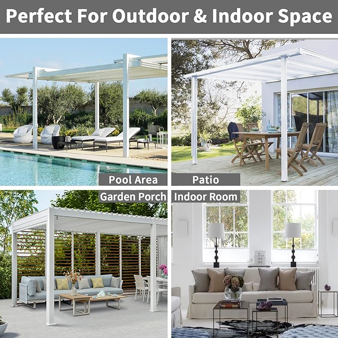 Easy-Going Linen Look Outdoor Curtains Waterproof Windproof Porch Curtains, Soft Thicken Outdoor Privacy Curtains for Patio, Gazebo, Grommet Top and Tab Bottom Drape, 1 Panel, 110x96 inch, White