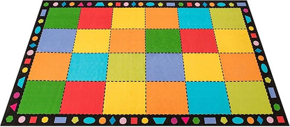 Booooom Jackson Classroom Rug, Large ClassroomSeating Rug 7'5"x13'Classroom Carpet with Non-Slip Backing, Elementary Classroom Area Rug Preschool Rug